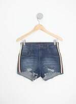 shorts brix feminino azul