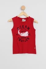 regata hering kids vermelha estampada