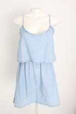 vestido marisa feminino azul com sobreposição