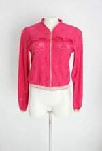 blusa tatá martello feminina rosa com pregas