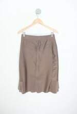 Saia MX feminina marrom