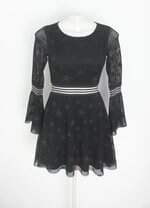 vestido kids preto com forro