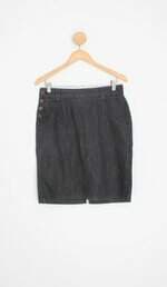 saia jeans marisa feminina azul