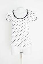 blusa siberian feminina branca estampada