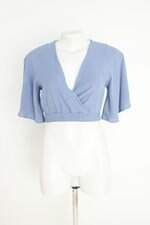 blusa cropped riachuelo feminina azul