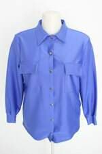camisa mariana cardoso feminina azul