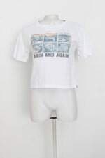 camiseta cropped authoria feminina branca com silk