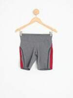 shorts de academia renner feminino cinza com recortes