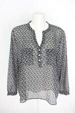 blusa marisa feminina estampada com transparência