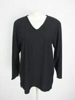 blusa manga longa  feminina preta