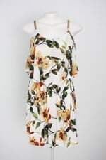 vestido feminino branco floral