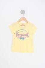 blusa kids amarela com silk