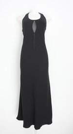 vestido mary zaide feminino preto com aplique