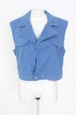 colete enfim feminino azul