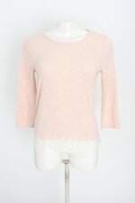 blusa C&A feminina rosa com renda