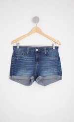 shorts jeans C&A feminino azul