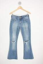 calça jeans canal feminina azul