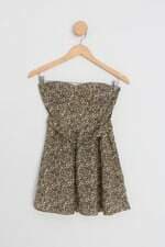 vestido kids estampado com bojo