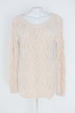blusa manga longa feminina bege