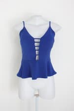 Blusa secia feminina azul