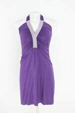 vestido motivi feminino roxo com strass