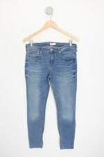 calça slim zara feminina azul