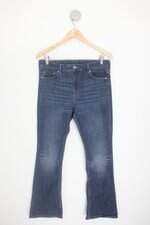 calça slim &denim feminina azul