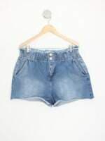 shorts C&A feminino azul