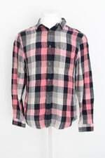camisa a/x armani exchange masculina estampada em xadrez
