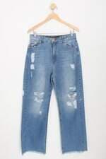 calça jeans feminina azul