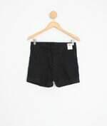 shorts beidê feminino preto com barra italiana