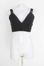 blusa cropped amaro feminina preta