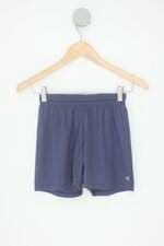 shorts adams juvenil azul com cós com elástico e silk