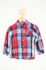 camisa kids xadrez