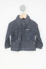 camisa puramania kids azul com bordado