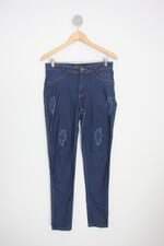 calça jeans feminina azul
