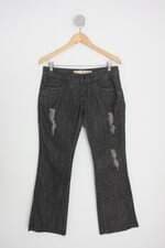 calça jeans eventual feminina cinza