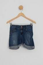 shorts feminino azul