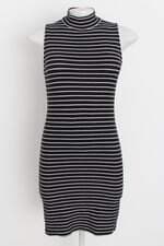 vestido renner feminino preto listrado