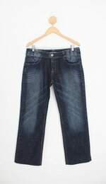 calça jeanseria feminina azul