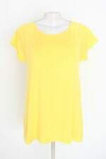 blusa básica C&A feminina amarela