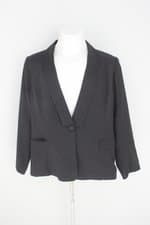 blazer masculino preto com forro e ombreira