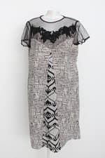 vestido feminino colorido com bordado e meio forro