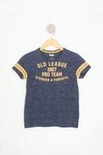 blusa figurinha boys kids azul com silk