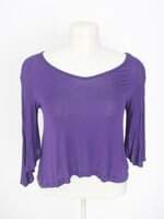 blusa afer básico feminina roxa