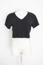 blusa cropped renner feminina preta