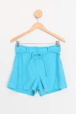 shorts feminino azul