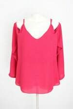 blusa  d'lart feminina  rosa com recortes