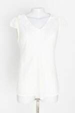 blusa pistachio feminina branca com sobreposição