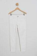 calça de sarja American Eagle Outfitters feminina branca